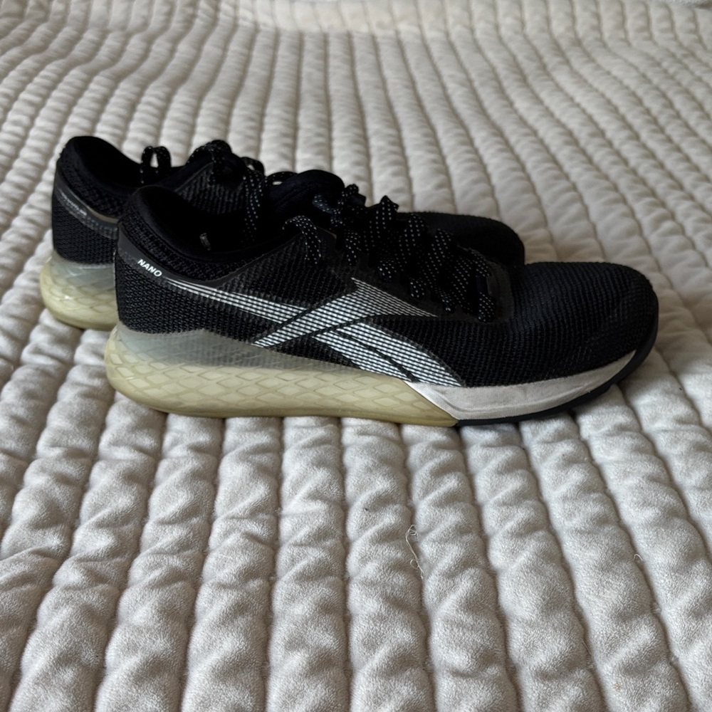 Reebok Black and Gray Athletic Shoes